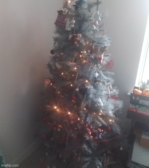 The Christmas tree I decorated 2 days ago | made w/ Imgflip meme maker