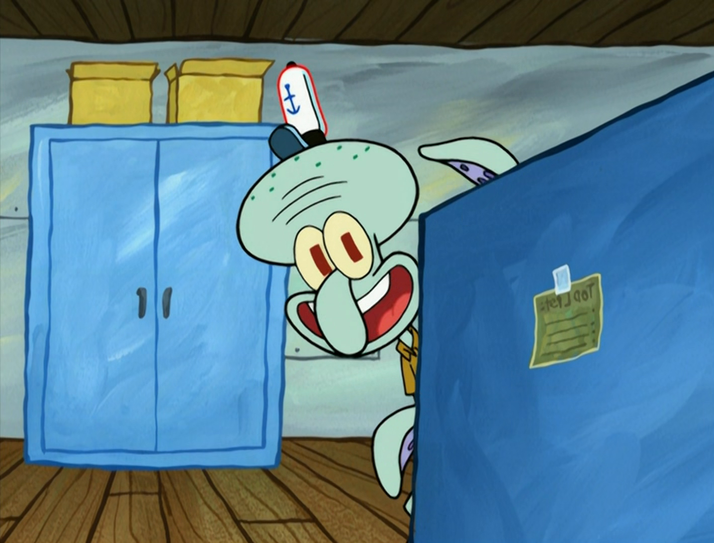 Squidward 4 Blank Meme Template