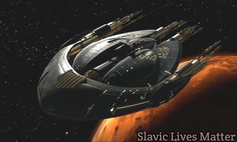 Stargate Ship | Slavic Lives Matter | image tagged in stargate ship,slavic | made w/ Imgflip meme maker