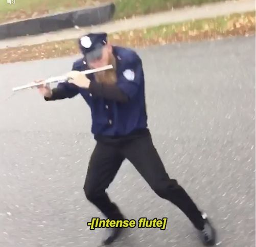 High Quality [Intense flute] Blank Meme Template