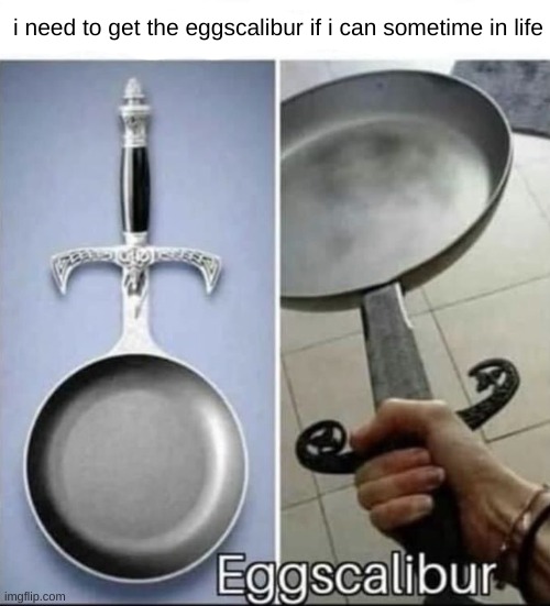 I will cook the golden eggs! | i need to get the eggscalibur if i can sometime in life | made w/ Imgflip meme maker