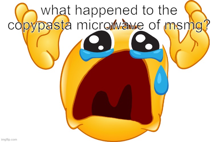 WHY | what happened to the copypasta microwave of msmg? | image tagged in why | made w/ Imgflip meme maker