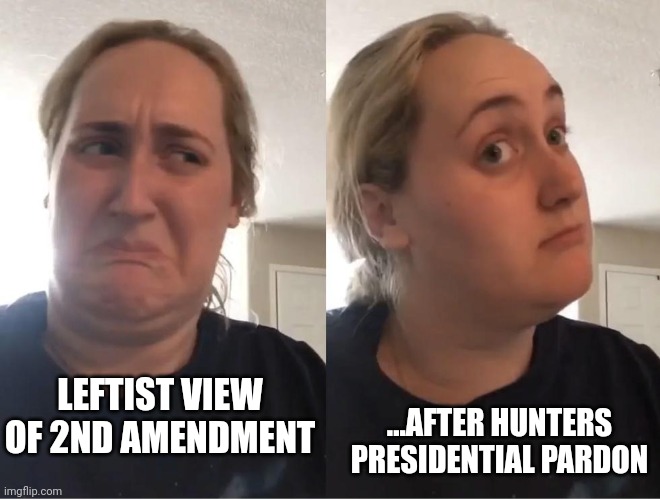 No....but well maybe | ...AFTER HUNTERS PRESIDENTIAL PARDON; LEFTIST VIEW OF 2ND AMENDMENT | image tagged in on second thought an an0nym0us template | made w/ Imgflip meme maker