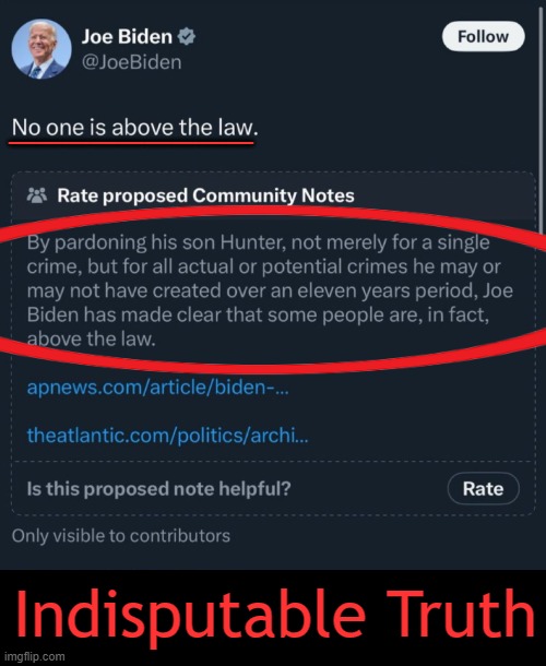 Biden Crime Family -- Will Joe Pardon the Rest of Them? | _________; Indisputable Truth | image tagged in political truth,joe biden worries,joe biden,partners in crime,pardon,i beg your pardon | made w/ Imgflip meme maker
