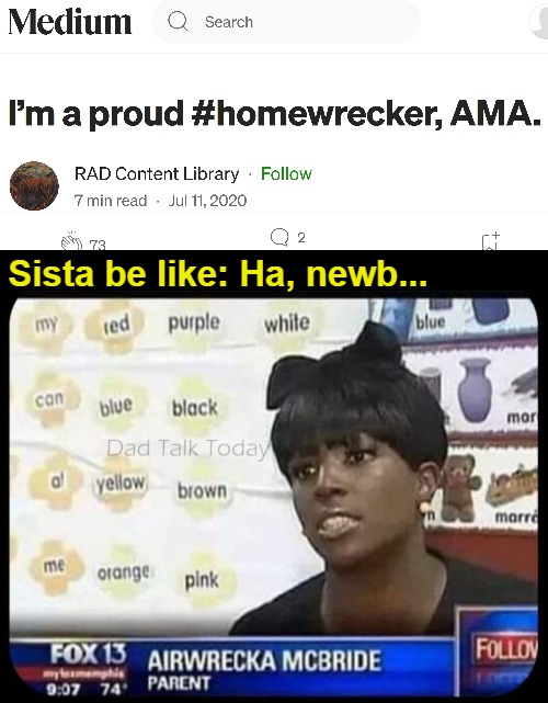 Sista be like: Ha, newb... | image tagged in funny,pun | made w/ Imgflip meme maker