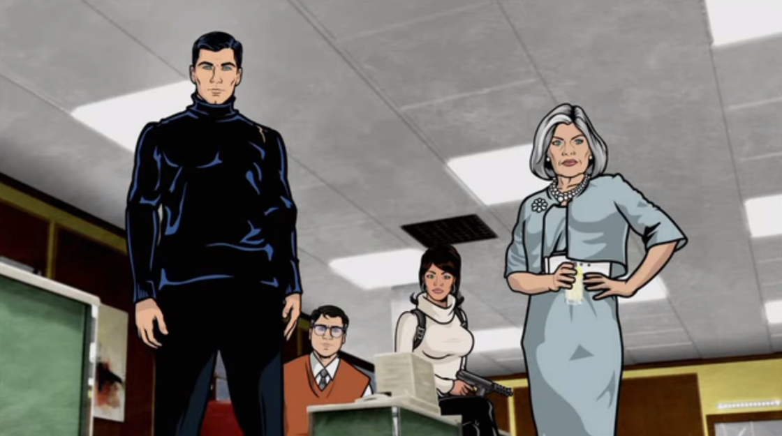 High Quality Mallory Archer Blank Meme Template