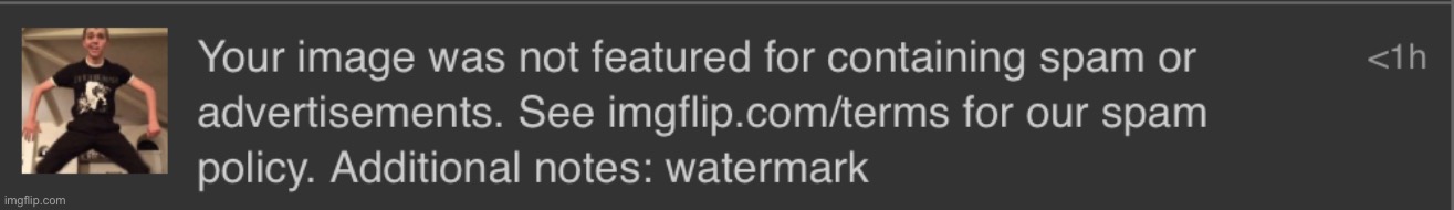 this is why nobody likes fun stream. They get disturbed by the slightest things bro. You can barely even see the watermark nobod | made w/ Imgflip meme maker