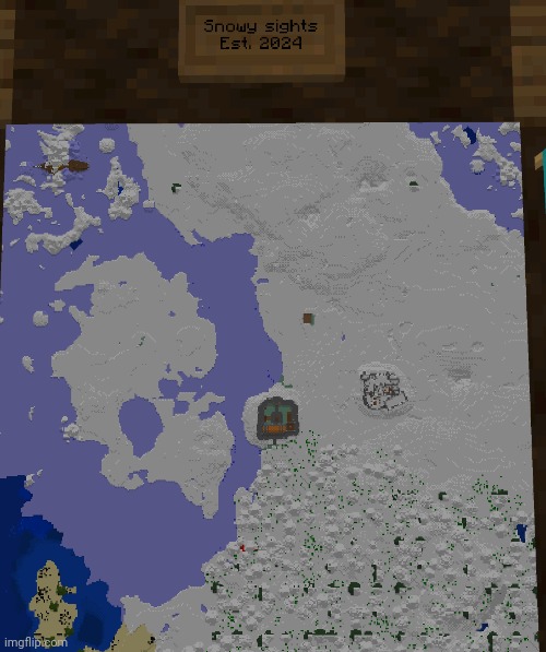 Map for the area I have to work with. (if you would like to suggest the name for the place you can.) | image tagged in minecraft | made w/ Imgflip meme maker