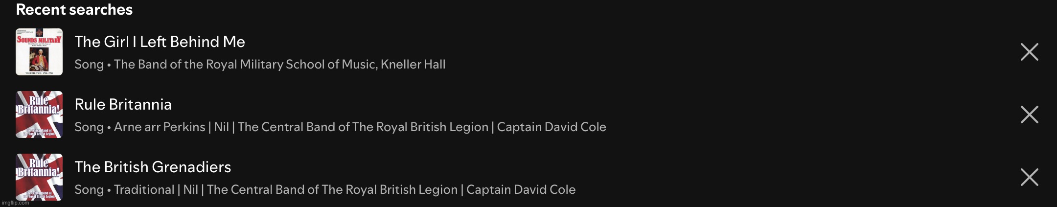 The three latest songs I looked on Spotify (I swear I’m not British) | image tagged in spotifyy,british | made w/ Imgflip meme maker