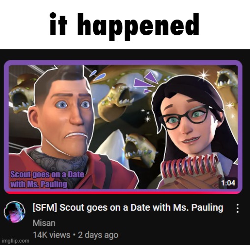 it happened | made w/ Imgflip meme maker