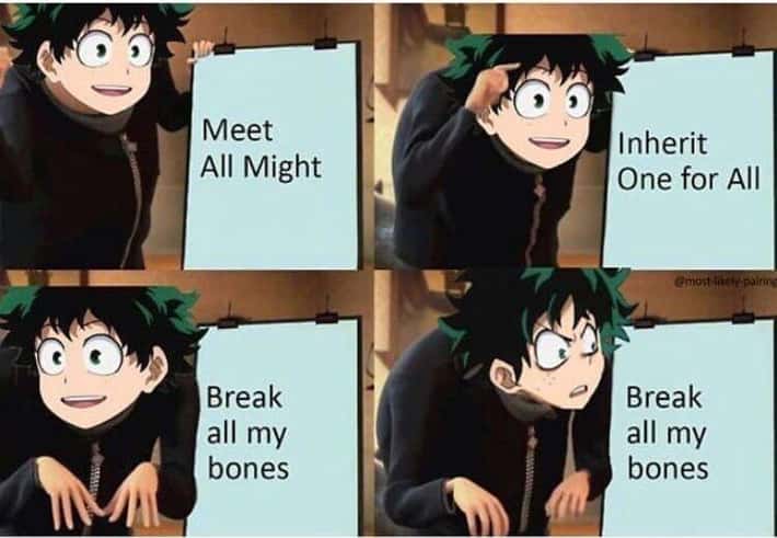 MHA Blank Meme Template