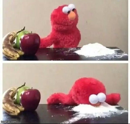 Elmo Coke | image tagged in elmo coke | made w/ Imgflip meme maker