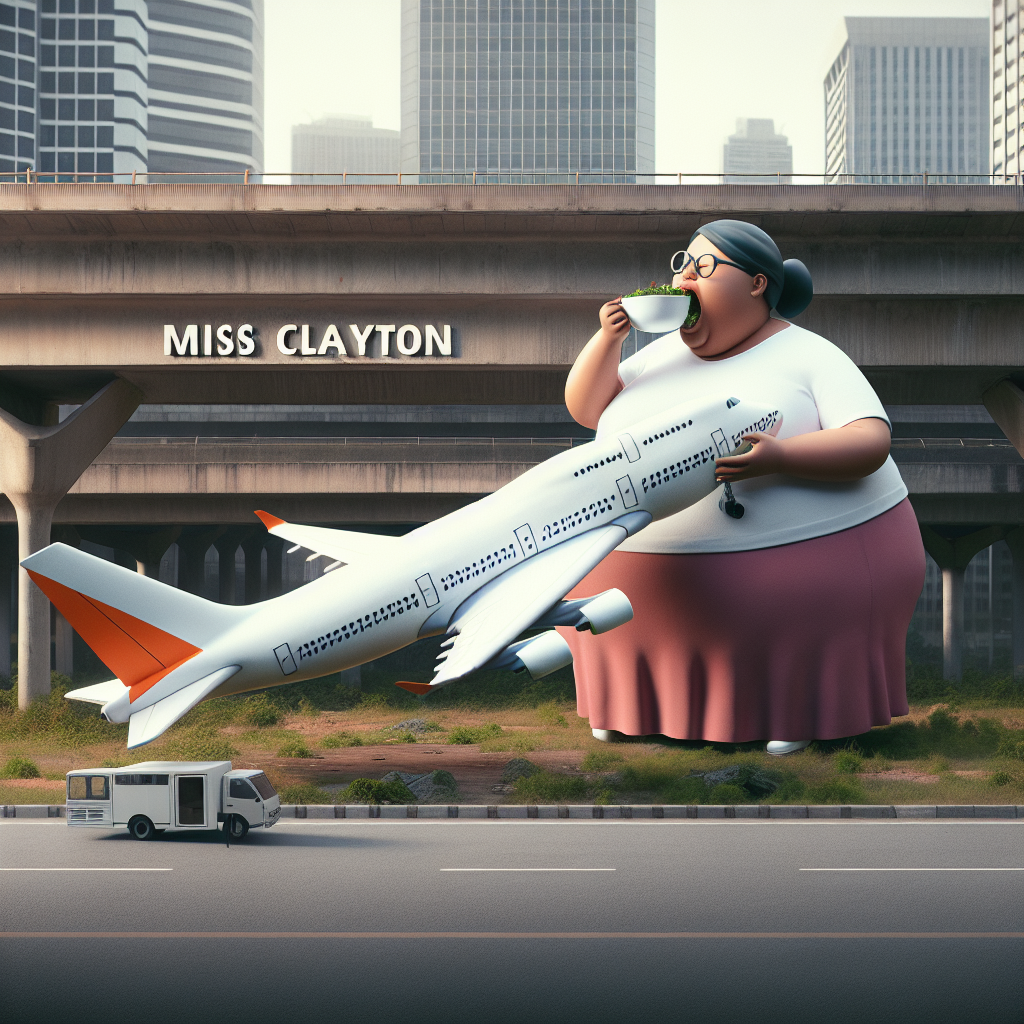 miss clayton is the fattest human she eats planes Blank Meme Template