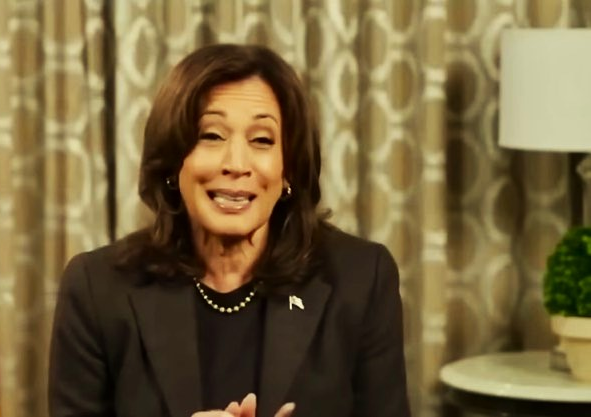 Kamala drunk on martinis 4 Blank Meme Template