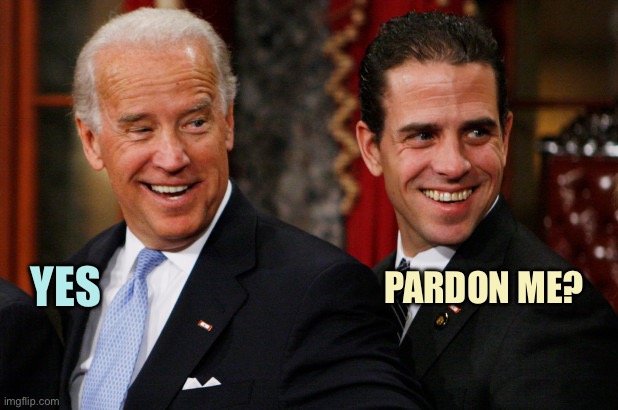 Biden Unpresidential Immunity | YES; PARDON ME? | image tagged in hunter biden crack head,memes | made w/ Imgflip meme maker