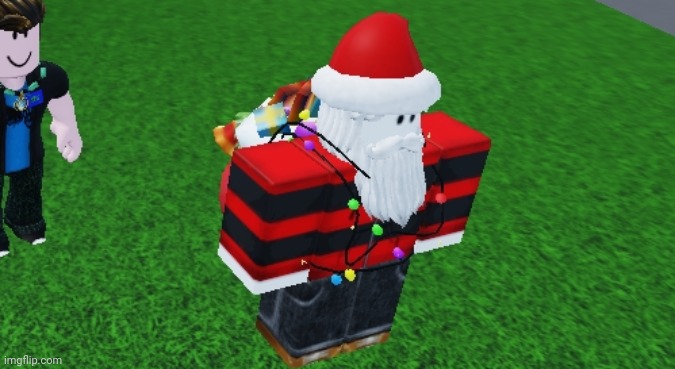 Pottery santa | image tagged in roblox | made w/ Imgflip meme maker