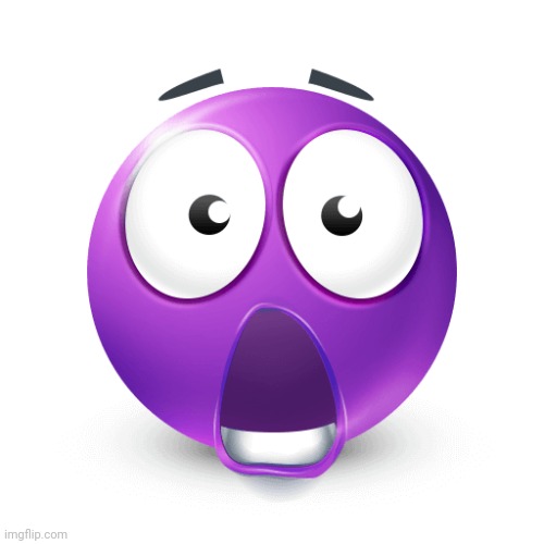 shocked purple emoji | image tagged in shocked purple emoji | made w/ Imgflip meme maker