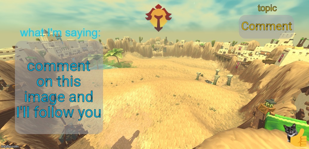 aether temp | Comment; comment on this image and I'll follow you | image tagged in aether temp | made w/ Imgflip meme maker