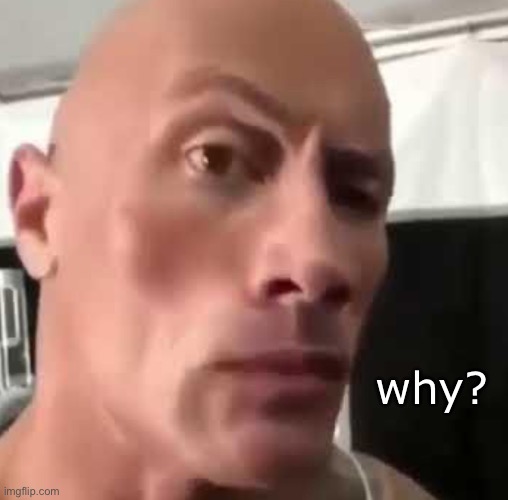 why? | made w/ Imgflip meme maker