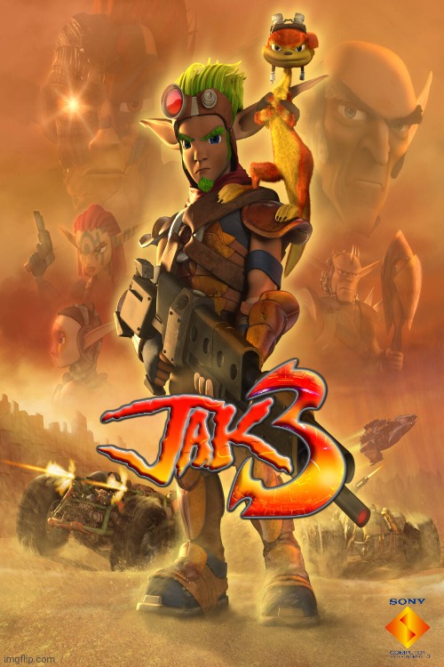 Jak 3 ps2  pal manual | image tagged in blank white template | made w/ Imgflip meme maker