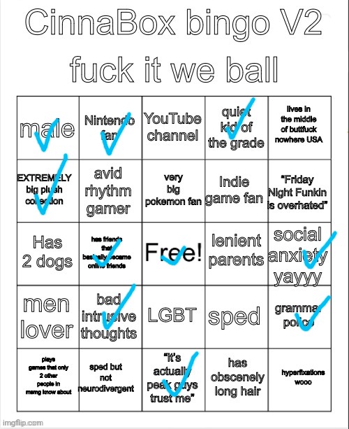 now do my bingo | image tagged in cinnabox bingo 2 | made w/ Imgflip meme maker