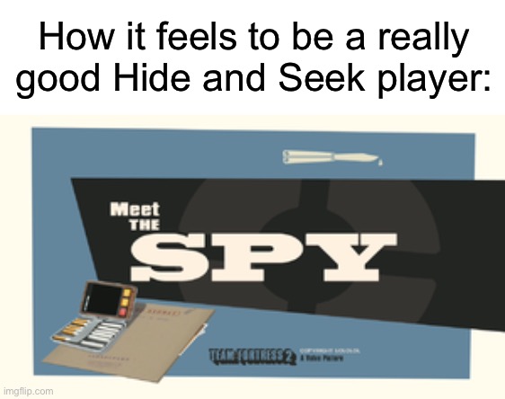 Has anybody ever felt like this? | How it feels to be a really good Hide and Seek player: | made w/ Imgflip meme maker