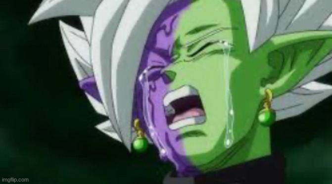 Zamasu Crying | image tagged in zamasu crying | made w/ Imgflip meme maker