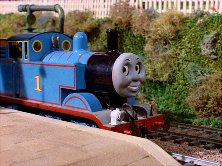 Thomas getting ready to depart and taking Conan Blank Meme Template