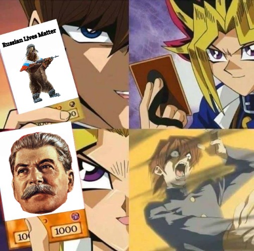 Slavic Lives Matter | Russian Lives Matter | image tagged in yugioh card draw,slavic | made w/ Imgflip meme maker