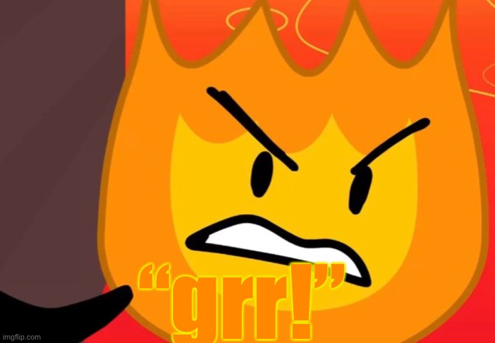 firey grr Blank Meme Template