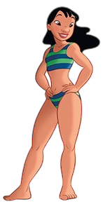 Nani Pelekai in her Bikini Blank Meme Template