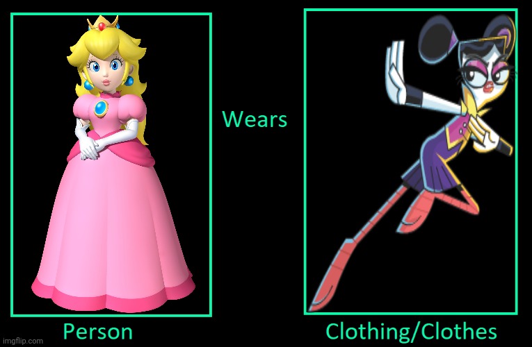 What if Princess Peach Wears Flick Feathers' Outfit | image tagged in what if character wears meme,princess peach,super mario bros,chuck chicken,katlime,flick feathers | made w/ Imgflip meme maker