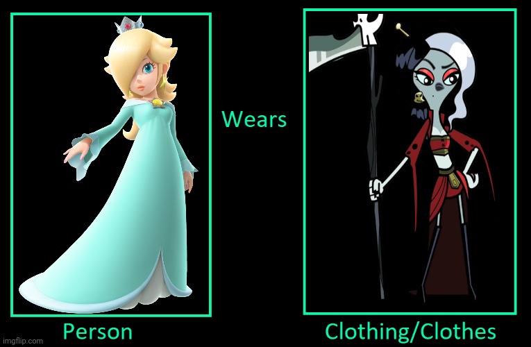 What if Rosalina Wears The Death's Outfit | image tagged in what if character wears meme,death,chuck chicken,super smash bros,rosalina,katlime | made w/ Imgflip meme maker