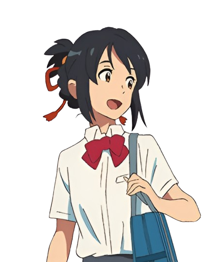 Mitsuha Miyamizu Blank Meme Template