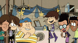 Loud house party down Blank Meme Template