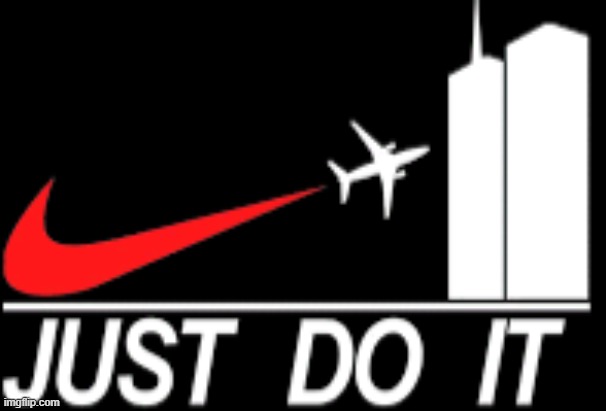 This logo is AWESOME | image tagged in dark humor,funny,9/11 | made w/ Imgflip meme maker