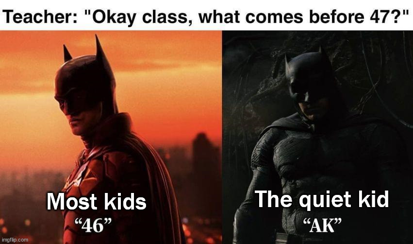 School problems | Most kids; The quiet kid | image tagged in dark humor | made w/ Imgflip meme maker