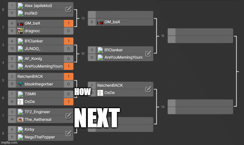 HOW; NEXT | made w/ Imgflip meme maker