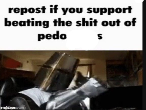 repost if you support beating the shit out of pedophiles | image tagged in repost if you support beating the shit out of pedophiles | made w/ Imgflip meme maker