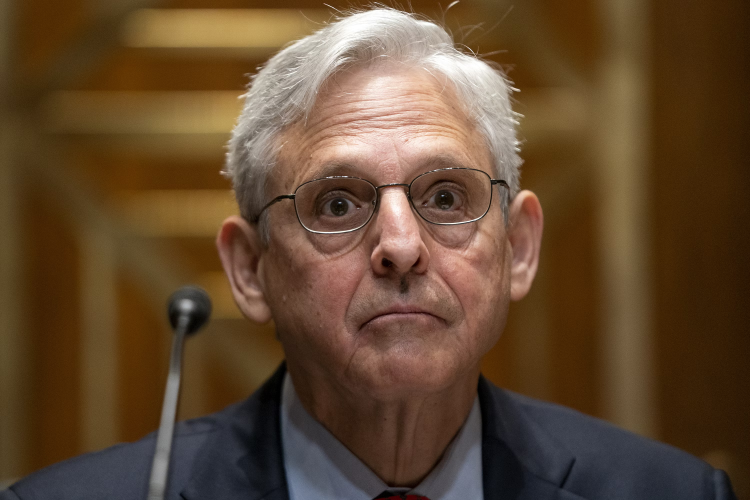 Merrick Garland surprised Blank Meme Template