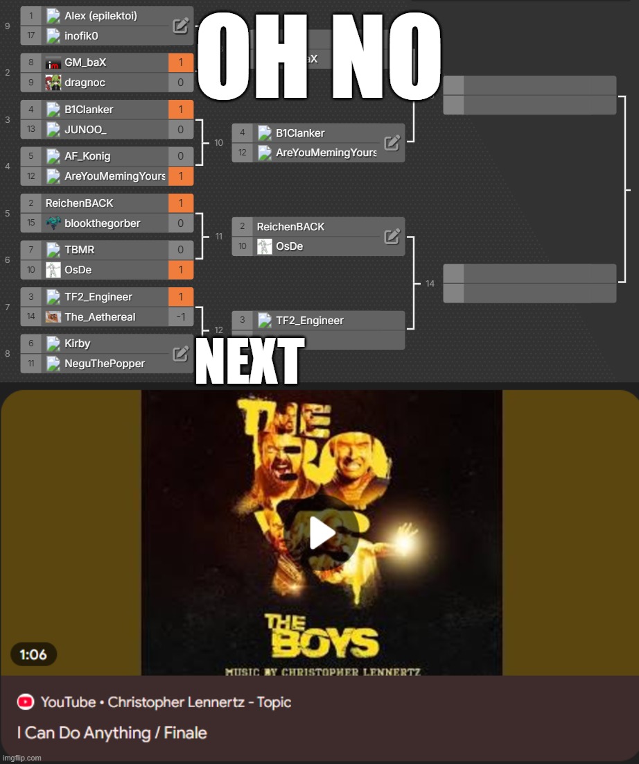 OH NO; NEXT | made w/ Imgflip meme maker