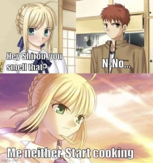 image tagged in fate/stay night | made w/ Imgflip meme maker