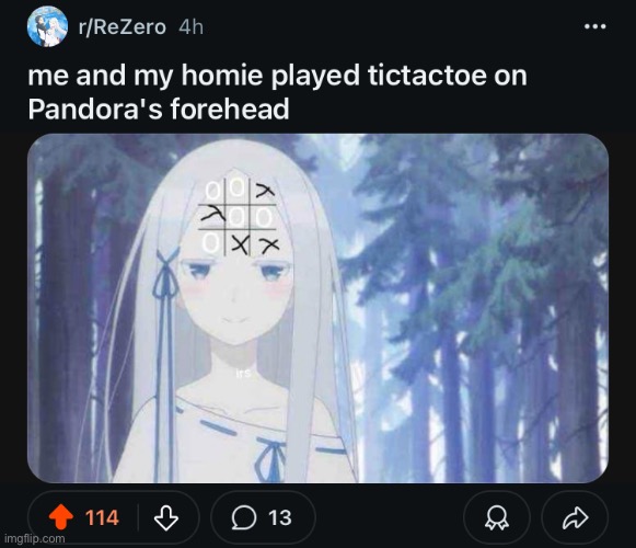 Nah bro, Reddit is wild | image tagged in re zero | made w/ Imgflip meme maker