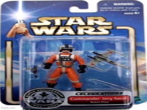Star Wars Celebration III Commander Jorg Sacul action figure :) | image tagged in star wars | made w/ Imgflip meme maker
