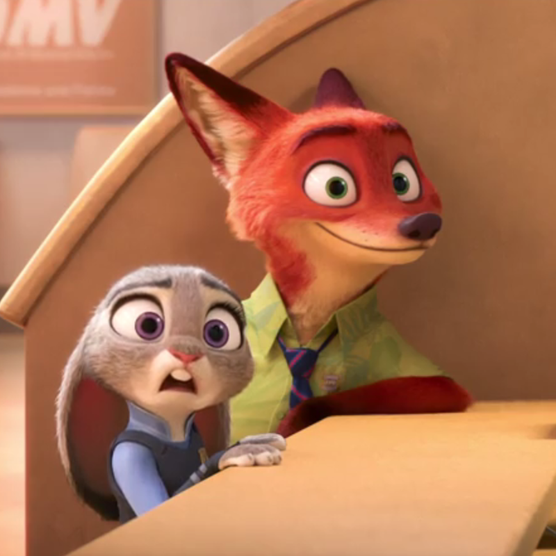 Zootopia Horrified and Intrigued Blank Meme Template