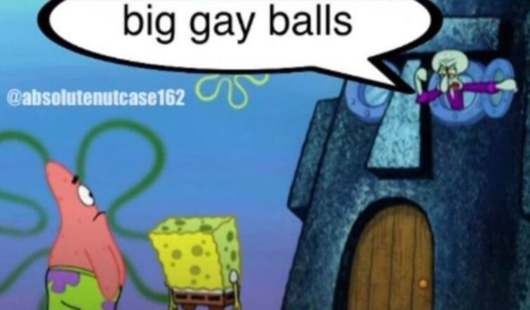 Big gay balls Blank Meme Template
