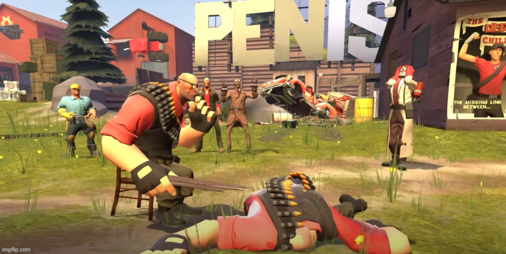 THE HEAVY IS DEAD!? (penis lol) | made w/ Imgflip meme maker