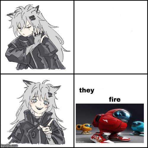 Testing something rq | image tagged in drake meme lappland | made w/ Imgflip meme maker