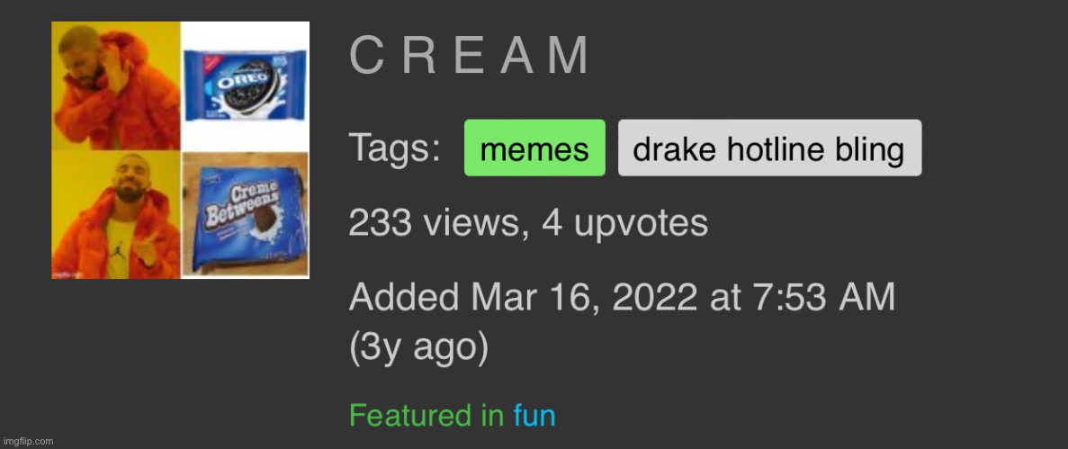 First meme I ever submitted. On brand honestly | made w/ Imgflip meme maker