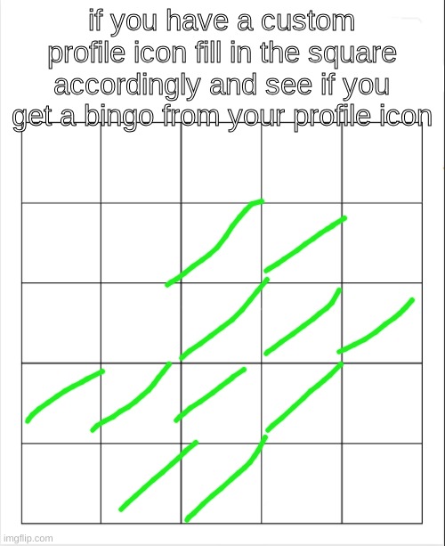 profile icon bingo | image tagged in profile icon bingo | made w/ Imgflip meme maker